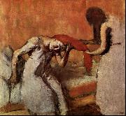 Seated Woman Having her Hair Combed Edgar Degas